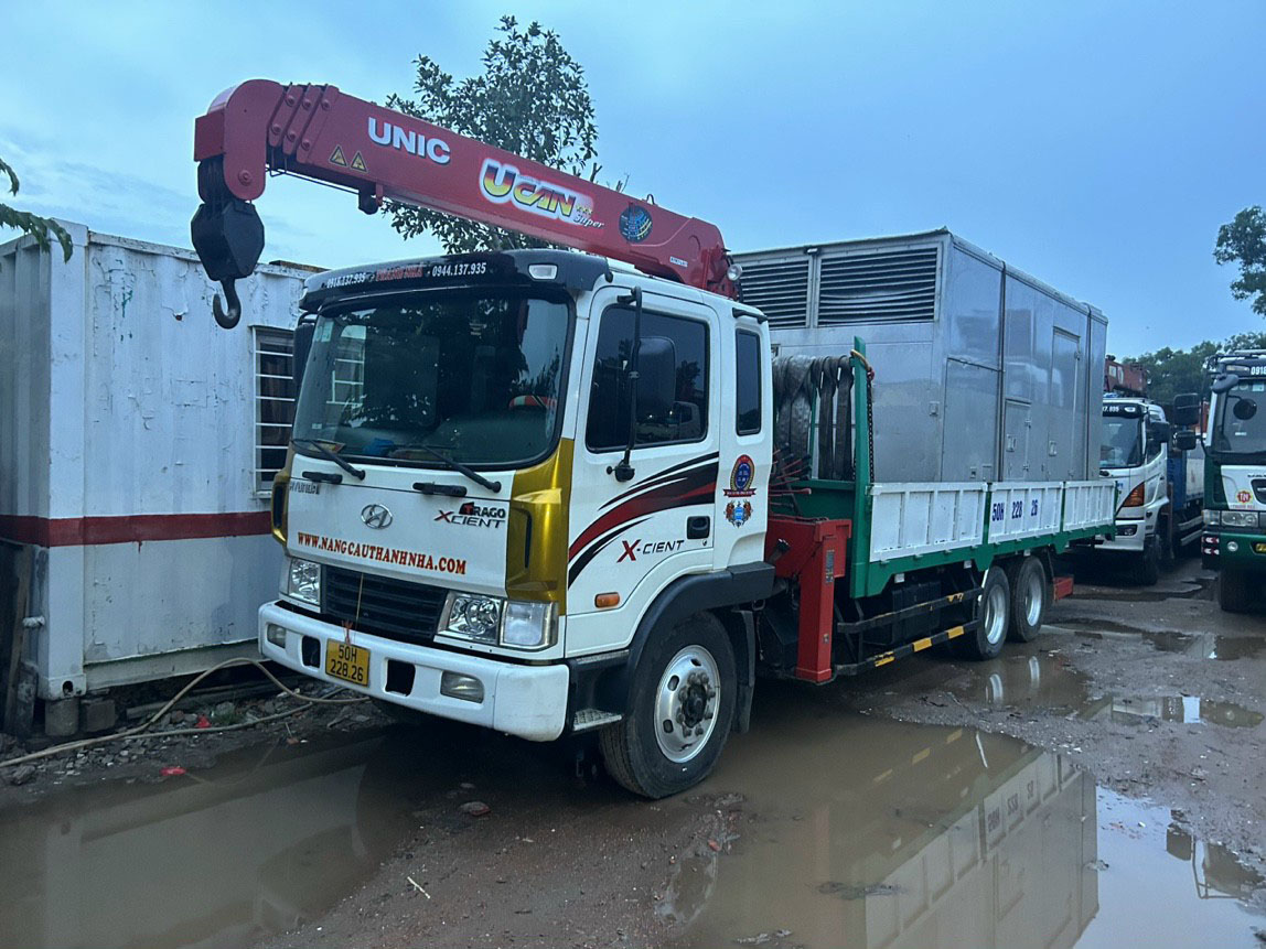 Cho thuê xe cẩu tự hành