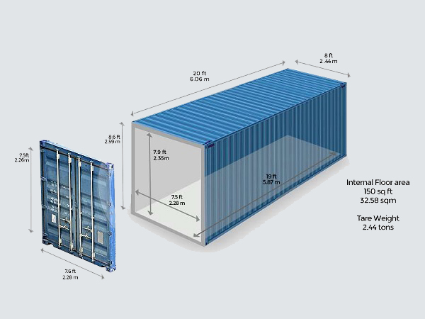 Container loại 20 feet