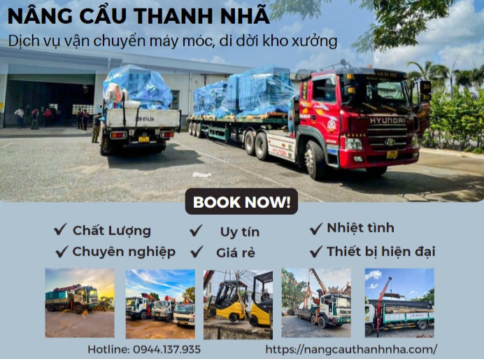 Dịch vụ nâng cẩu của Thanh Nhã