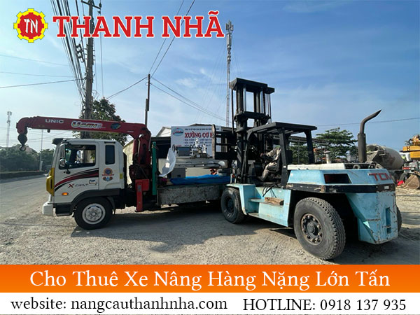 Đơn vị nâng cẩu uy tín Thanh Nhã ở Tp.HCM