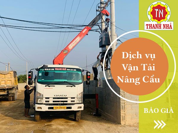 Nâng Cẩu Thanh Nhã phục vụ khách hàng ở Bến Tre