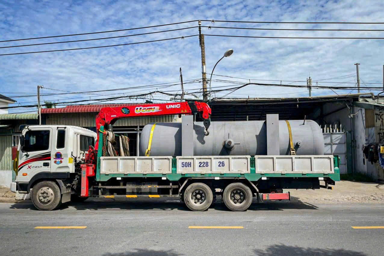 Cho thuê xe cẩu vấn chuyển hàng hoá tại Bình Phước