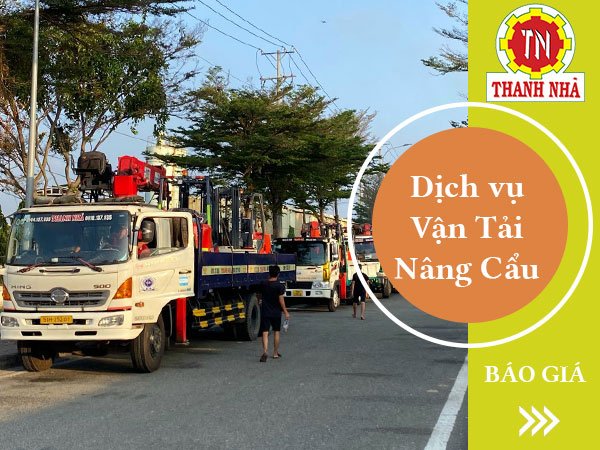 Cho thuê xe cẩu vận chuyển lắp đặt máy móc khu vực Bến Tre và đi TPHCM