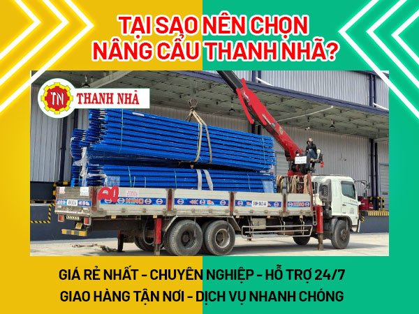 Cho thuê xe cẩu vận chuyển máy móc, thiết bị | Uy tín - Chất lượng