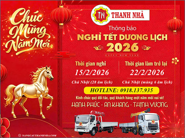 THÔNG BÁO NGHỈ TẾT NGUYÊN ĐÁN 2026