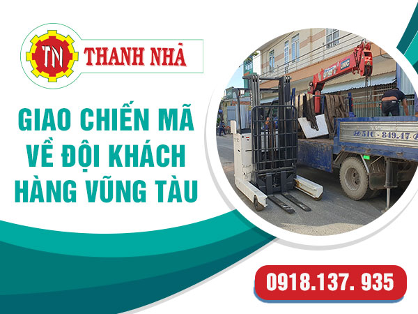 VƯỢT 100KM ĐƯA CHIẾN MÃ" VỀ ĐỘI ANH KHÁCH TẠI VŨNG TÀU - NÂNG CẨU THANH NHÃ